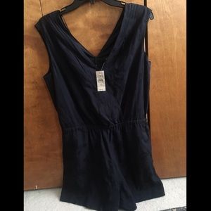 Navy blue romper
